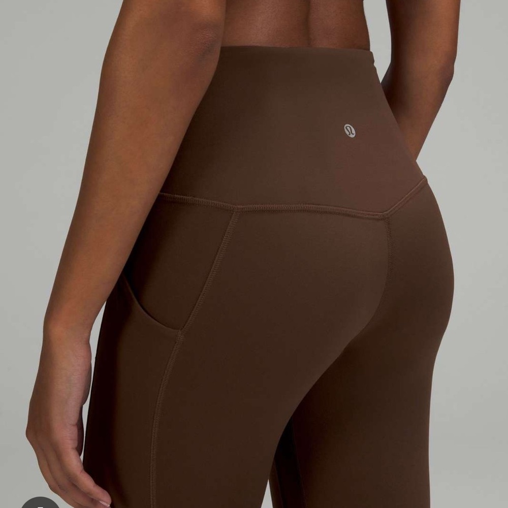 SET - Lululemon Align with Pockets 25” and Like a Cloud Long Line Set - Sz 6